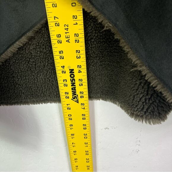 Velvet by Graham & Spencer Vest Womens Medium Brown Faux Shearling - Picture 6 of 11